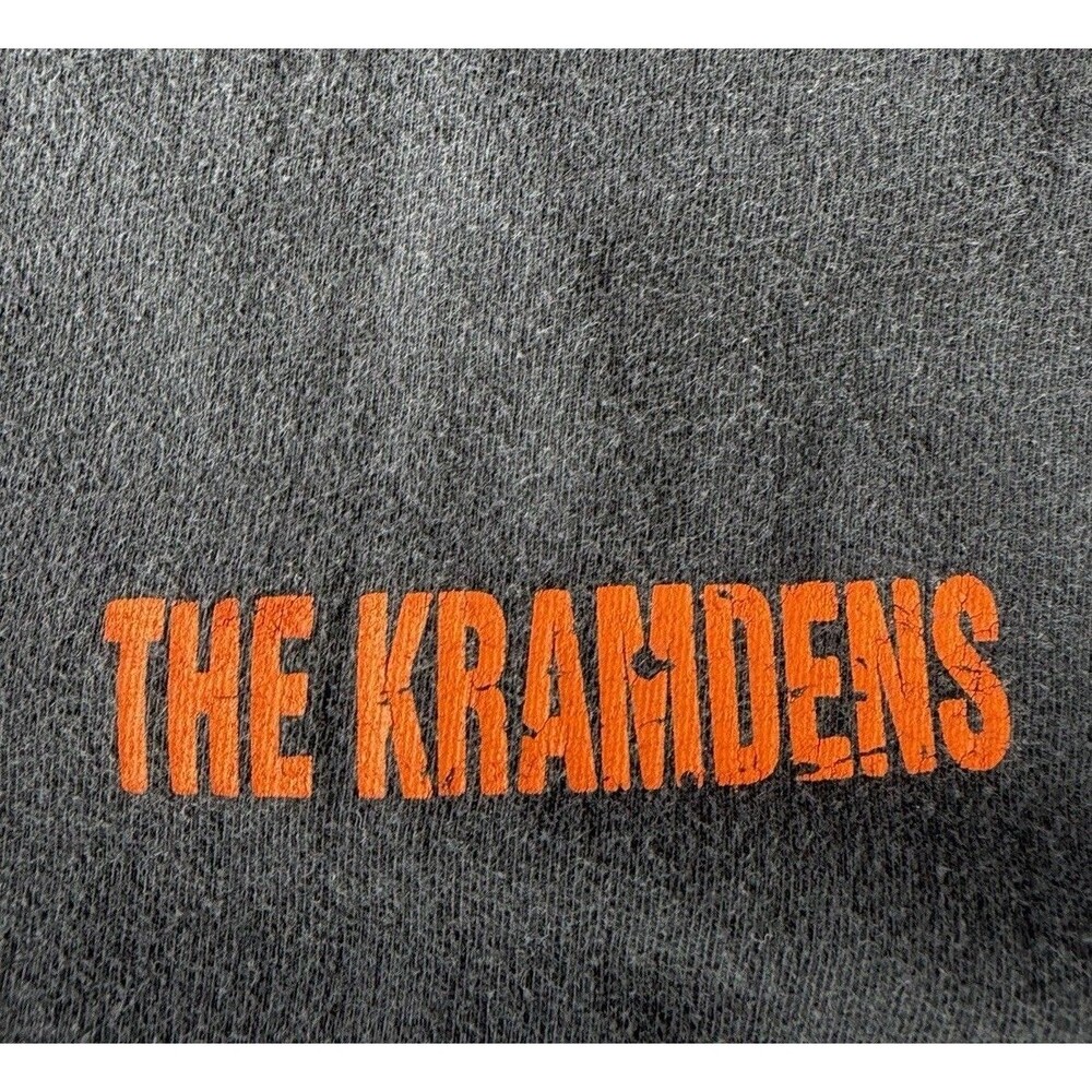 Kramdens 90s Indie Band Merch Black Tee Mens XL Wicked Rock N Roll T Shirt